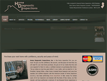 Tablet Screenshot of hdinspections.com